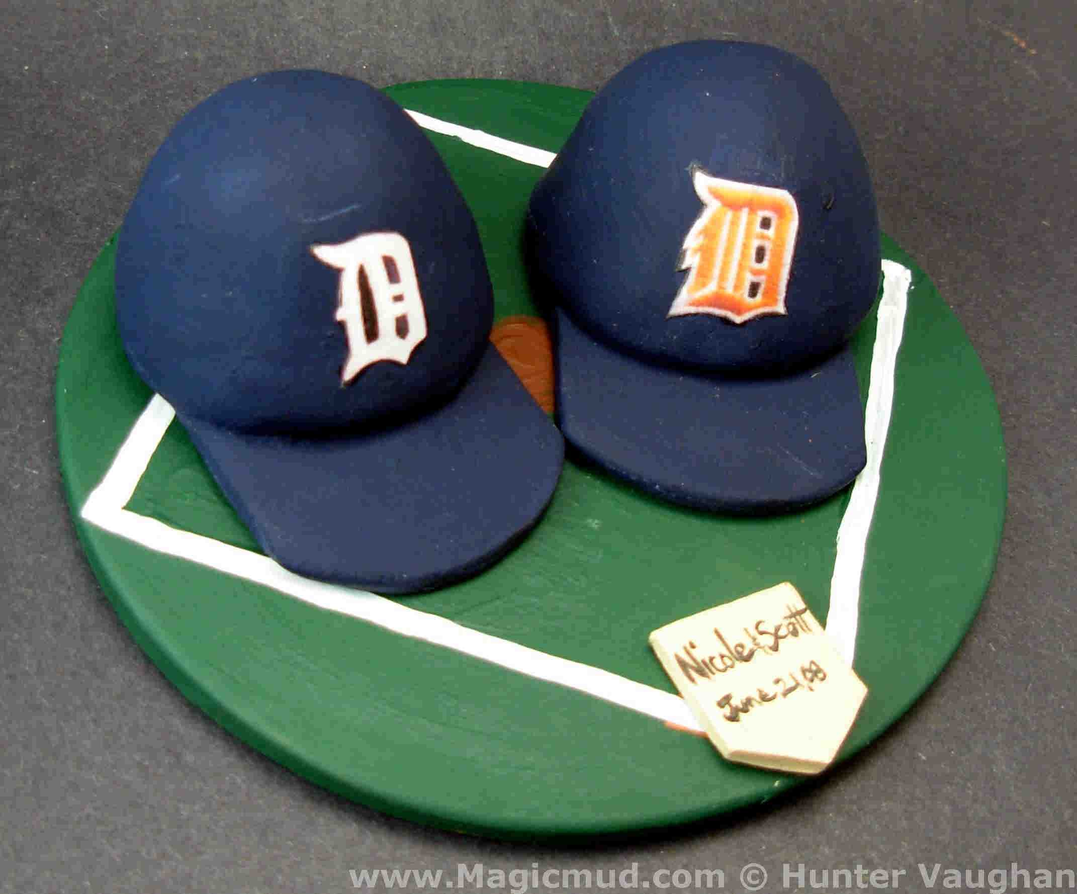 Baseball Team Wedding Cake Topper