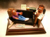 Great Psychologist's Gift!..a clay caricature/figurine of the doctor with patient on couch