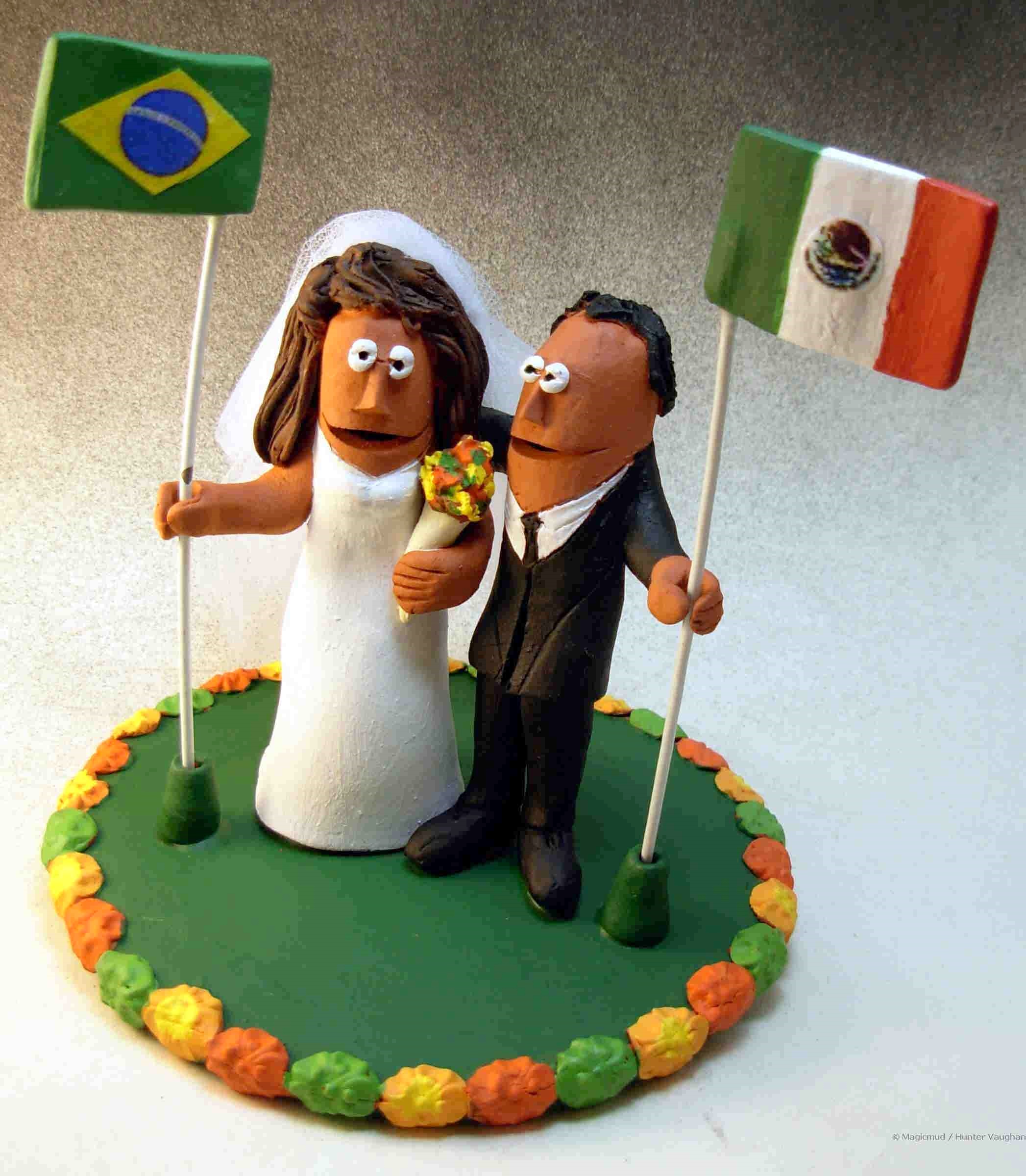 Hispanic Wedding Cake Topper