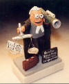 Humorous Lawyer Figurine