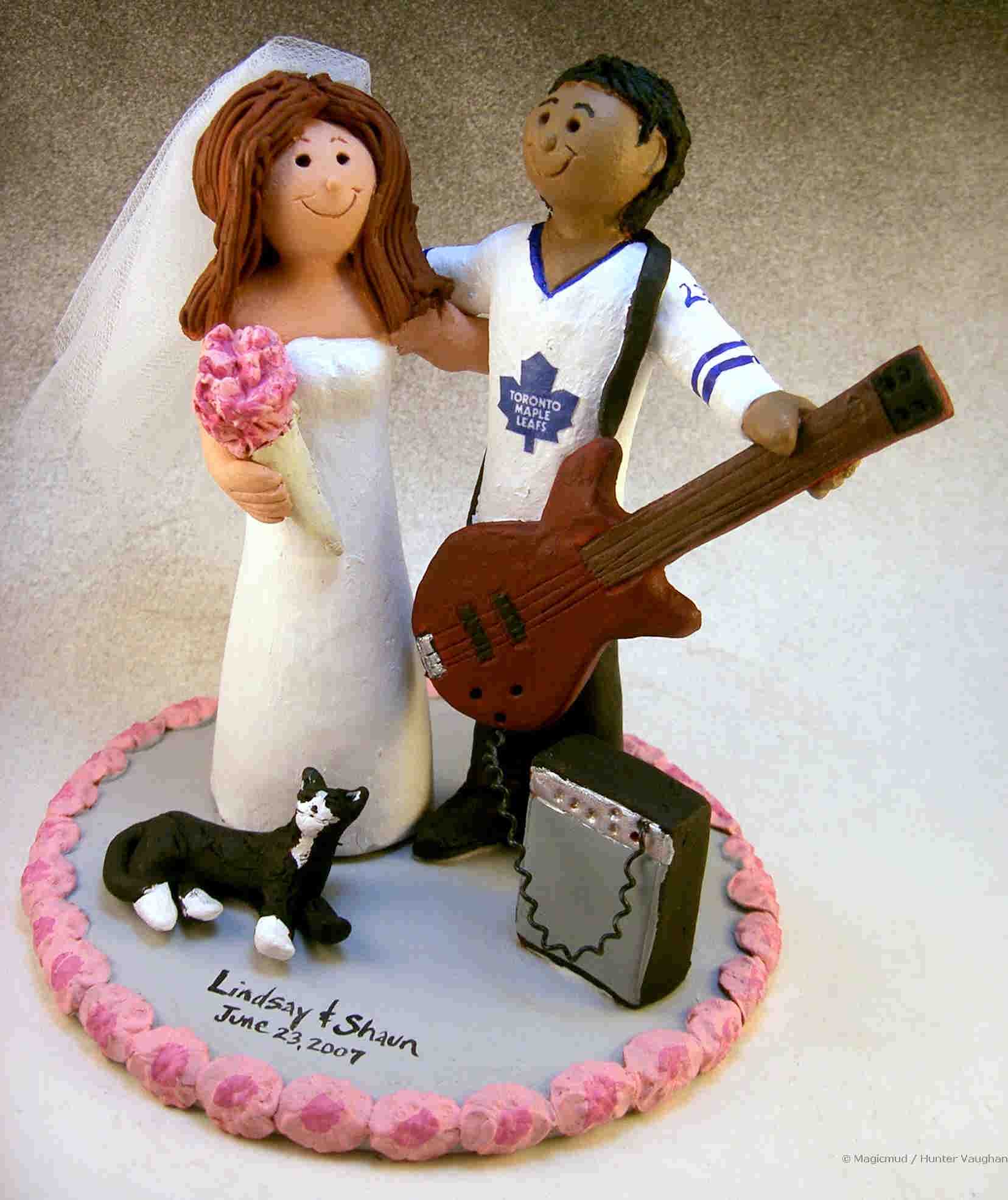 Maple Leaf's Fan Wedding Cake Topper