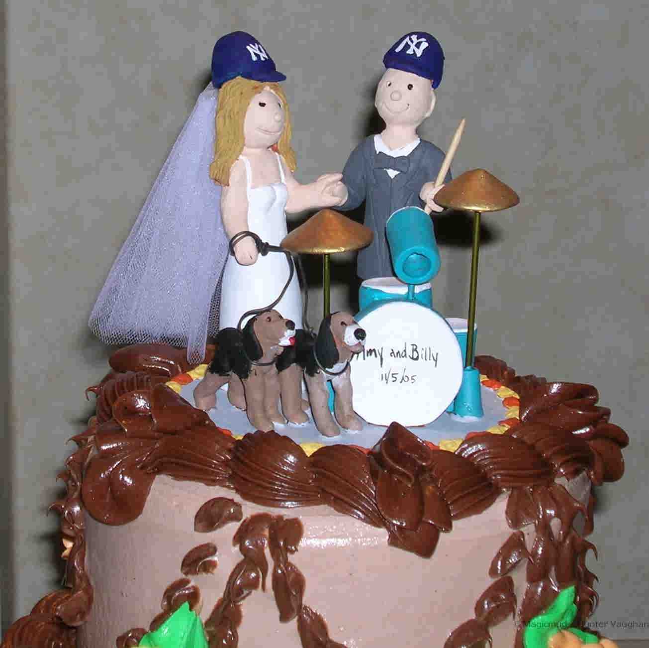 Musicians Wedding Cake Topper
