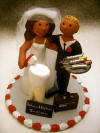 Wedding Cake Topper for a Dentist and his Dental Technician Bride!