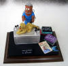 Personalized Veterinary Figurine, with the Doctor practicing accupuncture on the pet