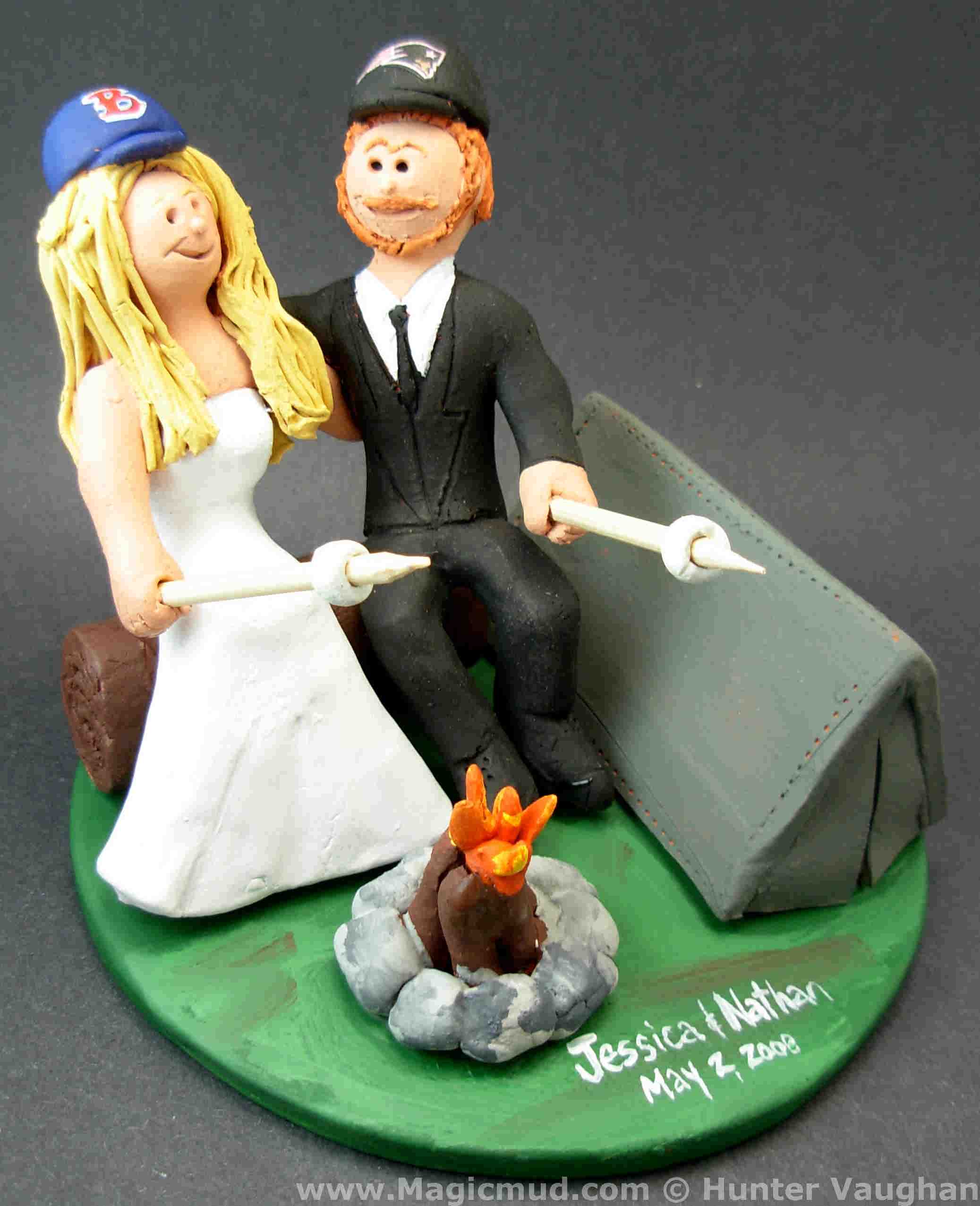 Campers Wedding Cake Topper