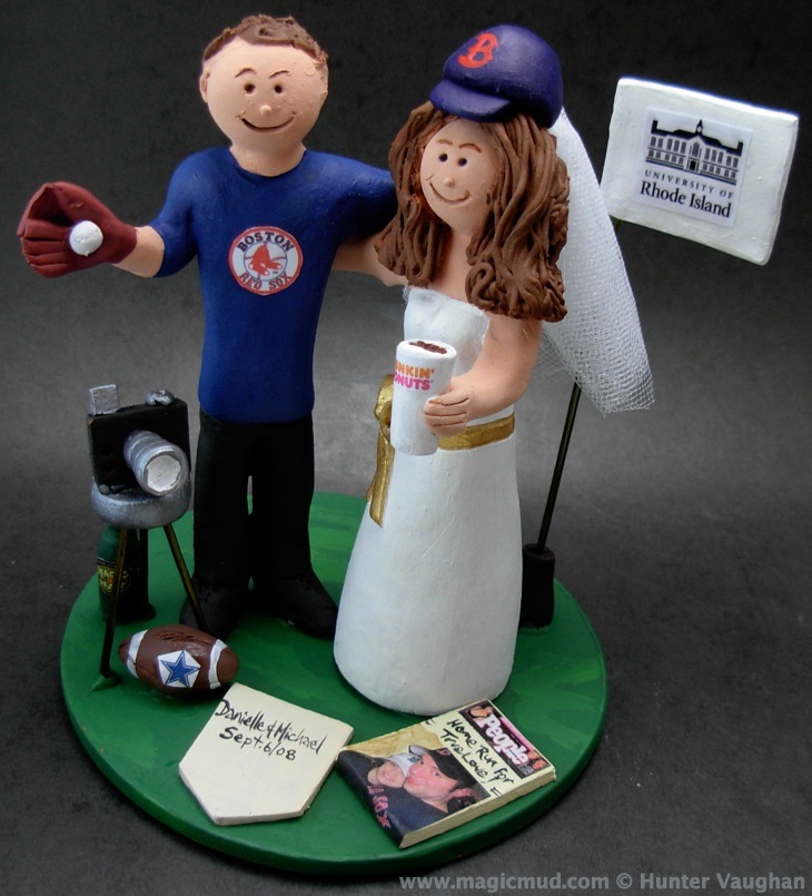 Dunkin' Donuts Wedding Cake Topper