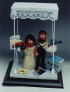 Jewish Wedding Cake Topper, a Perfect gift for the Bride and Groom, a Dental Wedding Themed custom made clay caricature.