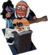 Judaica Gift....a Personalized Figurine for Rabbi, guitar playing, film making man