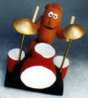 Clay Character of a Drummer