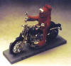 Clay  Figurine for Harley Davidson Biker 