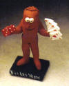  Clay Caricature of Gambler