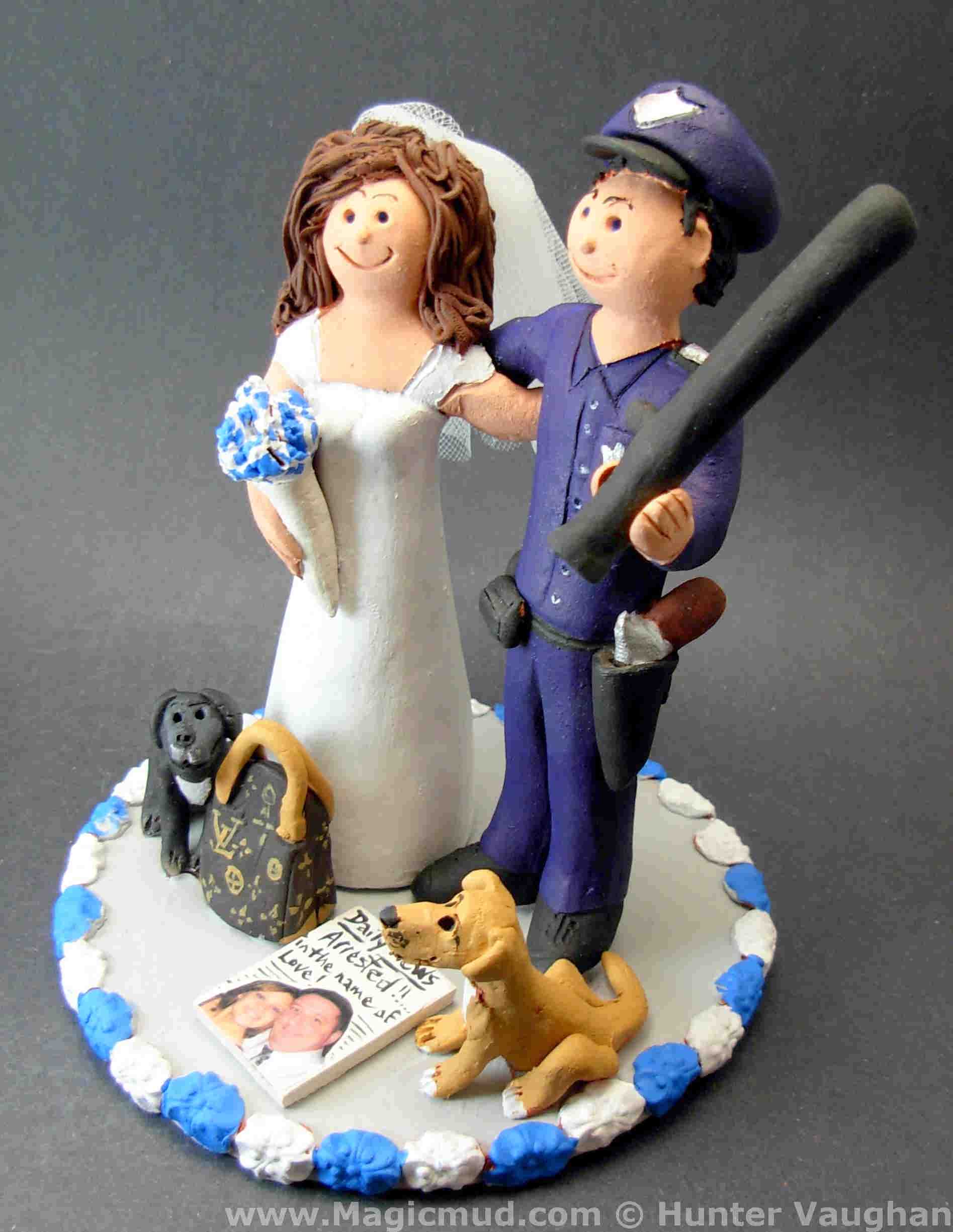 Louis Vuitton Wedding Cake Topper