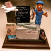 Ultimate Surgeons Gift! A Clay Caricature of the surgeon in action...with his plane, football, and baseball hat to reflect his other interests