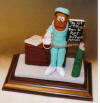 Anesthesiologist Figurine Personalized for you!! A great medical office gift, or way to say trhanks.