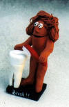 Clay Caricature of Dental Hygienist