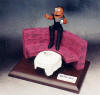 Custom Clay Figure of a Cassanova type guy...what a great gift idea!
