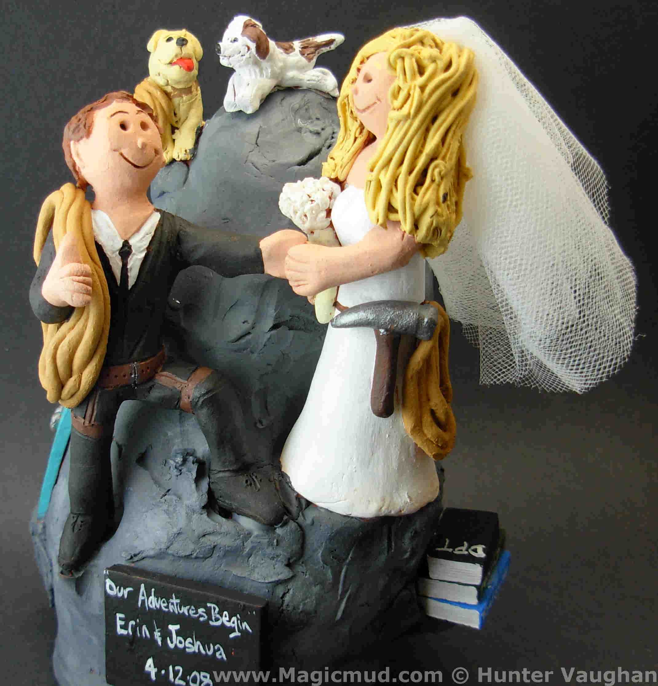 Rock Climber's Cake Topper