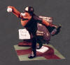Custom baseball player figurine will strike them out!
