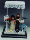 Orthodontist Groom marries Dental Technician Bride....a customized Cake Topper that can't be beat!