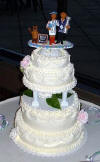 Wedding Cake Topper on the "Big Day"