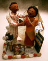 Personalized Wedding Cake Topper created for Doctors, his camera and her painting also featured